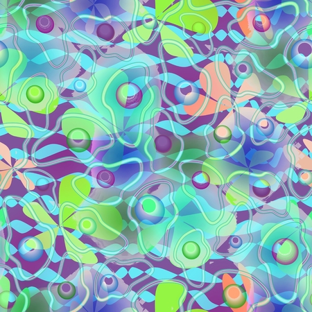 Crazy futuristic abstract background with amorphous blending elementsの写真素材