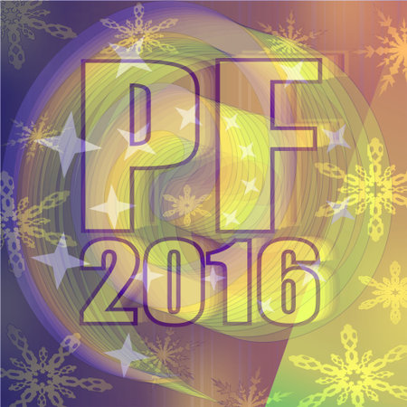 Happy new year background 2016 - decoration for New Year welcome party