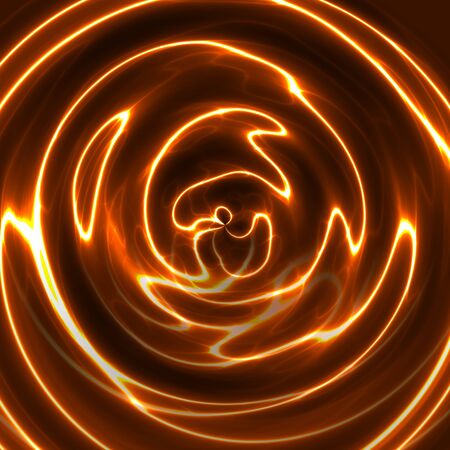 Molten chocolate, brown swirl with reflections, sweet hot beverageの写真素材