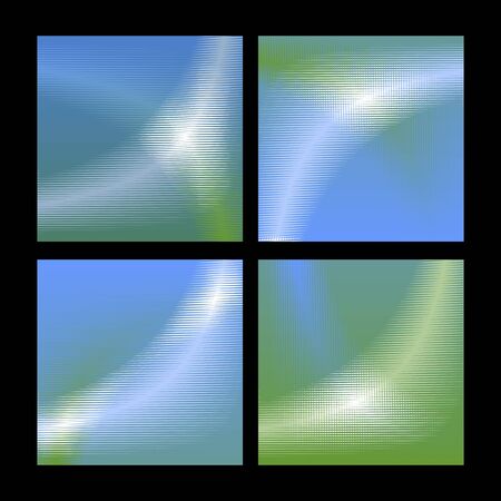 Abstract background set in blue and greenのイラスト素材