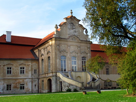 Zeliv Monastery from the 16th century in the Baroque styleの写真素材