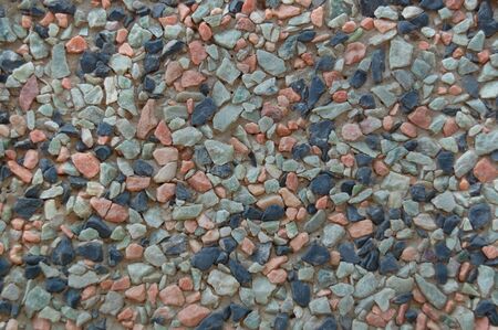 texture of sand small gravel crushed granite の写真素材