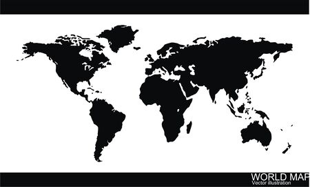 world map vectorのイラスト素材