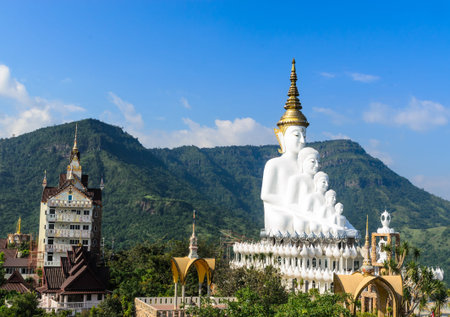 Multiple bhudda Sculpture in Thailandの写真素材