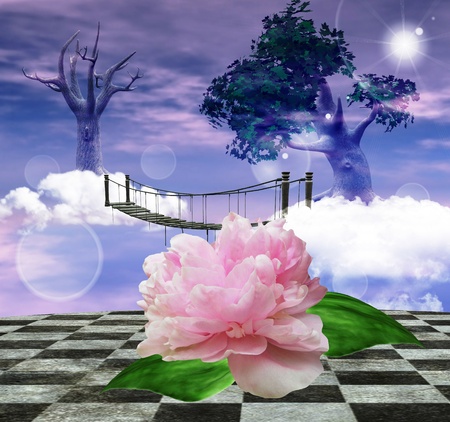 Enchanted nature series - surreal nature の写真素材