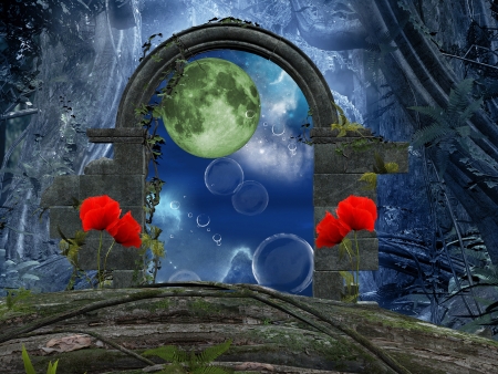 The secret passage の写真素材