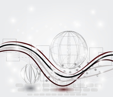 Abstract geometric background with space for text のイラスト素材