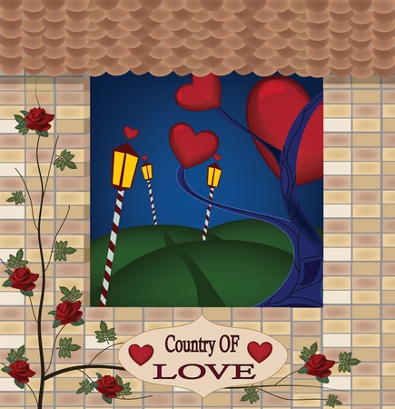 wonderland series - country of love のイラスト素材