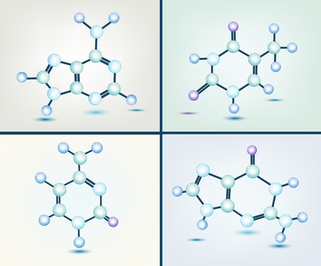 dna moleculeのイラスト素材