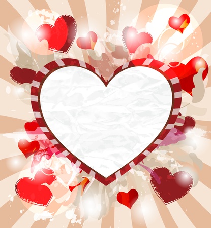 romantic speech bubbleのイラスト素材