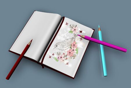 Color bookの写真素材