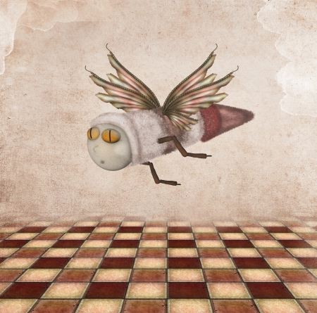 A curious beeの写真素材