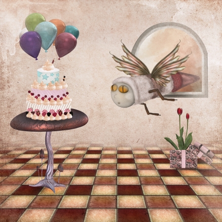 Just a surpriseの写真素材