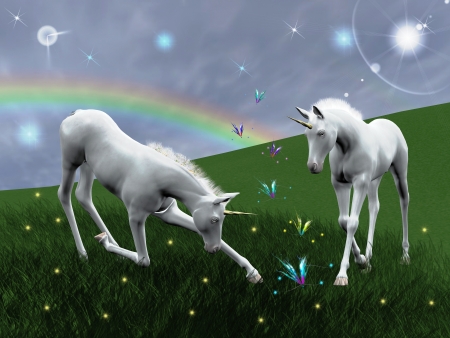 Unicorns の写真素材