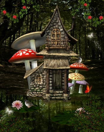 Fairy tale houseの写真素材