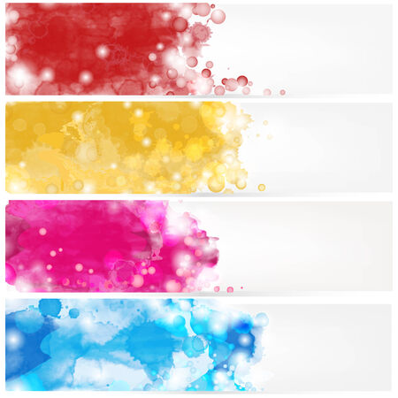Abstract bannersのイラスト素材