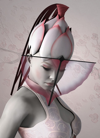 Kabuki actressの写真素材