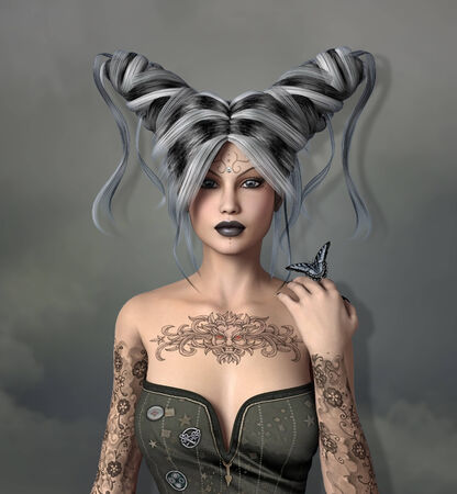 Dark elegance の写真素材