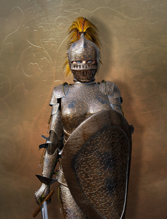 Medieval knightの写真素材