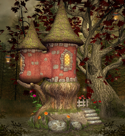 fairytale castleの写真素材