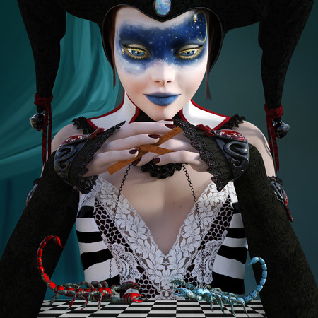 Zodiac series - Scorpioの写真素材