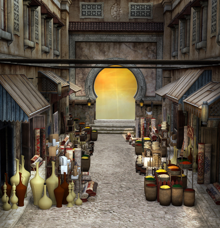Fantasy bazaarの写真素材