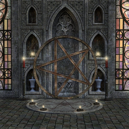 Pagan mysterious room