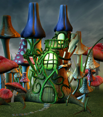 fairytale castleの写真素材