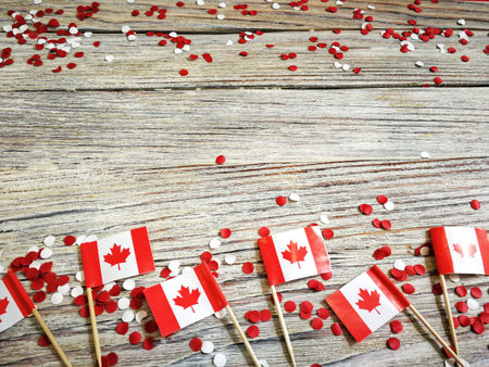 The national holiday of July 1- happy Canada day , Dominion day, the concept of patriotism,...