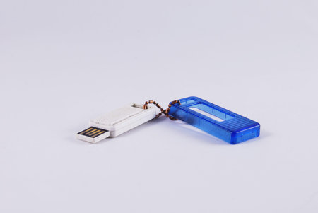 white USB flesh drive