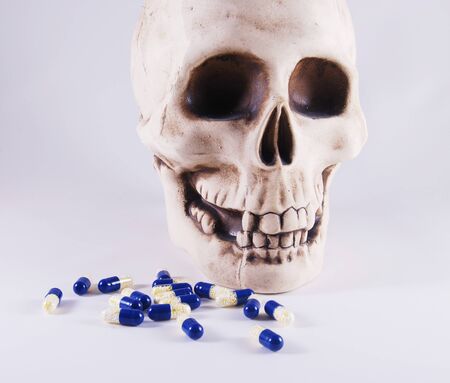 foto tells about the dangers of bad habitsの写真素材