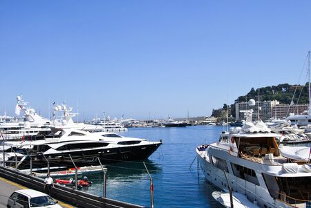 boats in the pierの写真素材