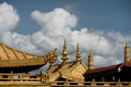 Jokhang Temple Tibetan Buddhism Lhasa Tibetの写真素材
