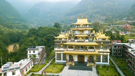 Tibetan Monastery, Kathmandu valley, Nepal - October 17, 2017のeditorial素材