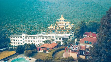 Tibetan Monastery, Kathmandu valley, Nepal - October 17, 2017のeditorial素材