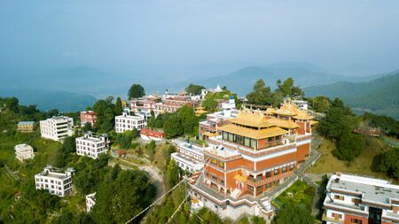 Tibetan Monastery, Kathmandu valley, Nepal - October 17, 2017のeditorial素材