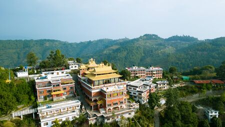 Tibetan Monastery, Kathmandu valley, Nepal - October 17, 2017のeditorial素材