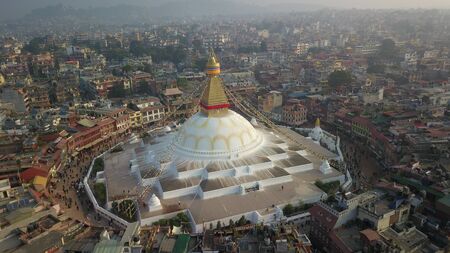 Stupa Bodhnath Kathmandu, Nepal - October 26, 2017のeditorial素材