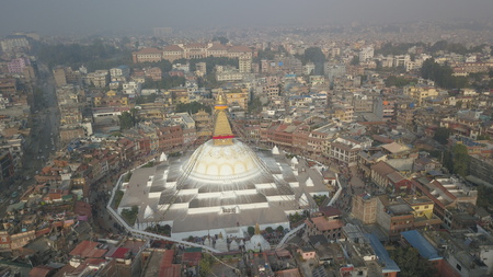 Stupa Bodhnath Kathmandu, Nepalの写真素材