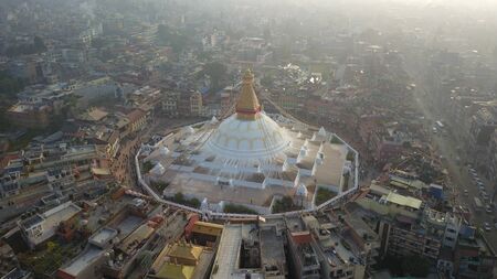 Stupa Bodhnath Kathmandu, Nepal - October 26, 2017のeditorial素材