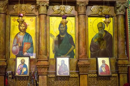 Ortodox church painting ISRAEL- MARCH 23, 2018のeditorial素材