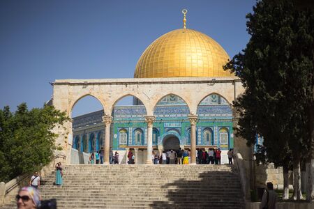 Dome of the Rock Temple Mount Jerusalem, ISRAEL- MARCH 20のeditorial素材