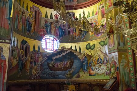 Ortodox church painting Israel - March 23, 2018のeditorial素材