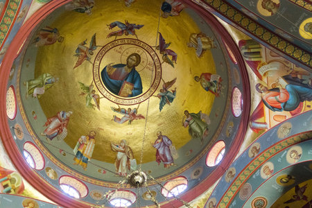 Ortodox church painting Israel - March 23, 2018