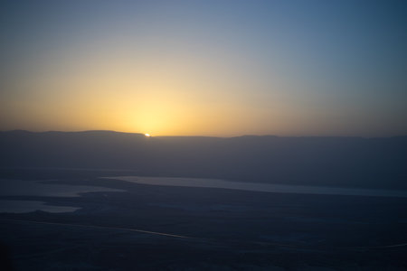 Massada Ancient Historical places of Israelの写真素材