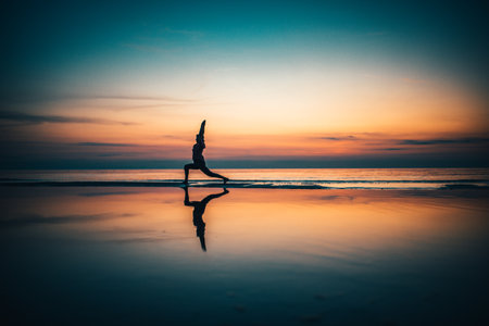 Sunset at Baltic sea stone shore, in Latvia Jurmalaの素材 [FY310170855781]