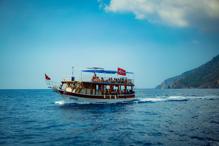 Travel around beautiful Turkey sunny summer timeの写真素材