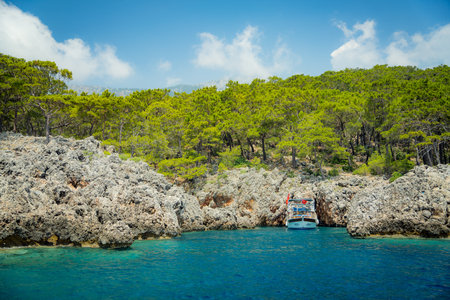 Travel around beautiful Turkey sunny summer timeの写真素材