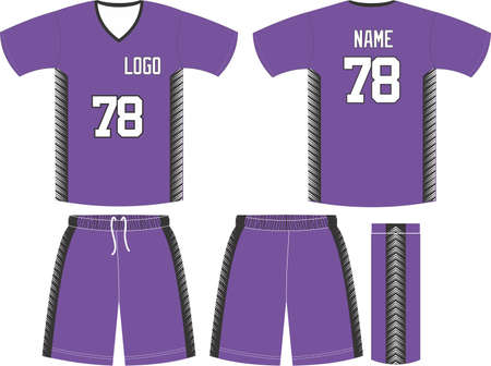 Basketball uniform custom design sports jersey, shorts, socks template for basketball club. Front and back view sports t-shirt mock ups Illustrationのイラスト素材