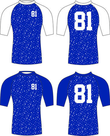 Basketball uniform custom design sports jersey, shorts, socks template for basketball club. Front and back view sports t-shirt mock ups Illustrationのイラスト素材